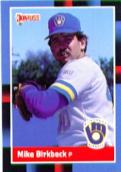 1988 Donruss Baseball Cards    049      Mike Birkbeck